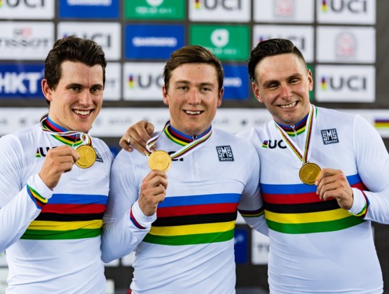 2017 World Track Championships Hong Kong 1st Place Mens team Sprint v2